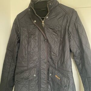 Barbour Charcoal Quilted Utility Jacket